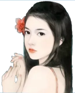 🤗 bbf08d2d 여자, 인물 사진, 꽃, 아름다움, 소녀 whatsapp sticker