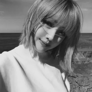 🥀 31fd2518 woman, portrait, beach, sea, outdoors, girl, nature, person telegram sticker