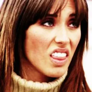 ❤️ 3ebf95d2 отвращение, выражение, лицо, женщина whatsapp sticker