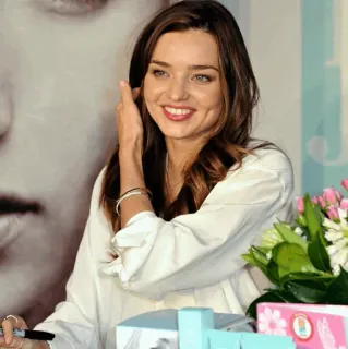 🥂 8886b1c1 Miranda Kerr 米兰达·可儿, 模特, 名人, 女性, 美女, 微笑 telegram sticker