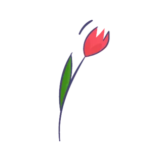 🌺 355e2bc1 花, チューリップ, 花柄, 自然, 植物, 春 telegram sticker