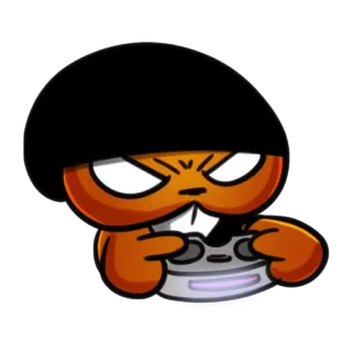 🎮 47b21372 贴纸, 卡通, 游戏玩家, 游戏, 角色, 插画 whatsapp sticker