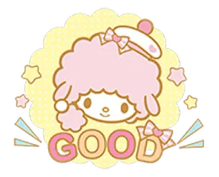 👍 010e5418 GOOD imut, binatang, baik, kartun, kawaii telegram sticker