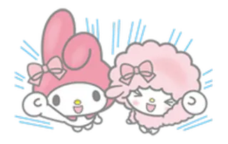 🙌 3c72626e imut, karakter, kartun, kawaii, persahabatan telegram sticker