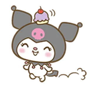 😁 6611d9c6 Kuromi Kartun, Kawaii, Lucu, Kuromi, Sanrio, Karakter telegram sticker
