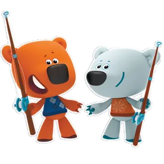 Be-be-bears telegram stickers
