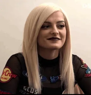 🥀 2cbcd324 Bebe Rexha ca sĩ, người nổi tiếng, phụ nữ, tóc vàng, chân dung telegram sticker