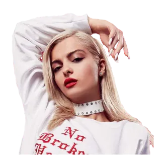 ❤ 2e4a5fc3 No Broken Hearts 碧碧·瑞克萨, No Broken Hearts, 歌手, 流行音乐, 时尚 telegram sticker