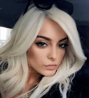 😗 bd4fb2a9 woman, blonde hair, selfie, portrait, person, girl telegram sticker