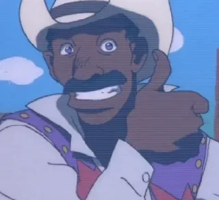 👍 305ea4c4 漫画, カウボーイ, いいね, 西部劇, キャラクター, 帽子 telegram sticker