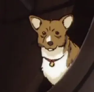 😧 7f1cc623 コーギー, 犬, 動物, 漫画 telegram sticker