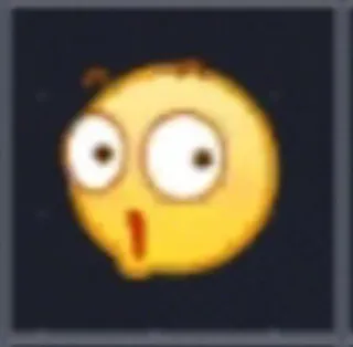 😮 13f3655a Emoji, Geschokt, Verrast, Cartoon telegram sticker