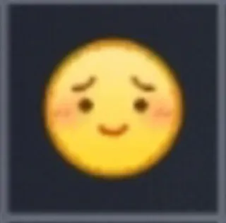 ☺️ 345c4757 Emoji, Smiley, Blozen, Schattig, Verdrietig telegram sticker