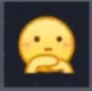 🙄 3dce4f2c Emoji, Nerveus, Schattig, Verlegen, Blozen telegram sticker