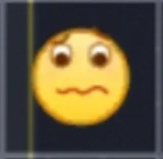 😫 c719456f Emoji, nerveus, bezorgd, gezicht, geel telegram sticker