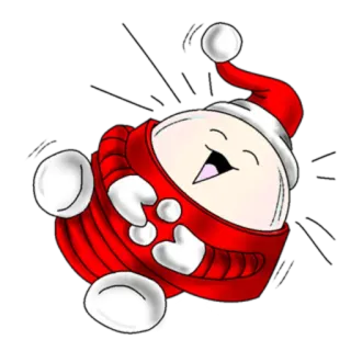 😂 69d0675b boże narodzenie, święty mikołaj, zima, święta, kreskówka, słodkie, świąteczny telegram sticker