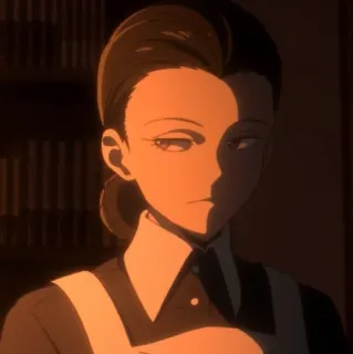 💜 0e933095 Isabella The Promised Neverland Anime, Isabella, The Promised Neverland, Personaggio, Donna telegram sticker