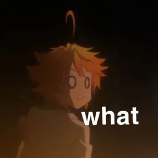 🧡 1213410e what Meme, Espressione, Domanda, Confuso, Anime telegram sticker