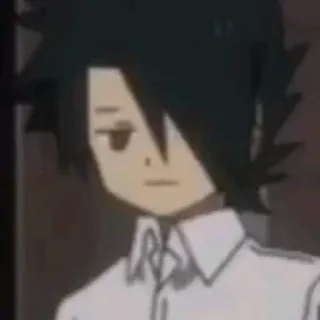 🖤 3dec95a4 Ray The Promised Neverland Anime, Ray, The Promised Neverland, Personaggio, Ragazzo, Fanart telegram sticker
