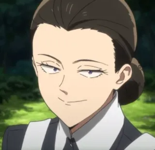 💜 b3b51ed1 Isabella The Promised Neverland Anime, Personaggio, Isabella, The Promised Neverland, Cattivo telegram sticker