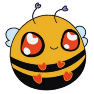 🔥 5ea38407 ape, carino, cartone animato, animale, insetto, ape mellifera telegram sticker