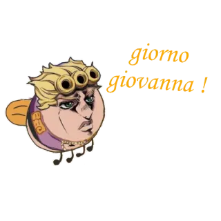 🫨 da46efb8 Giorno Giovanna JoJo's Bizarre Adventure giorno giovanna ! giorno giovanna, le bizzarre avventure di jojo, anime, manga, sticker, jojo telegram sticker