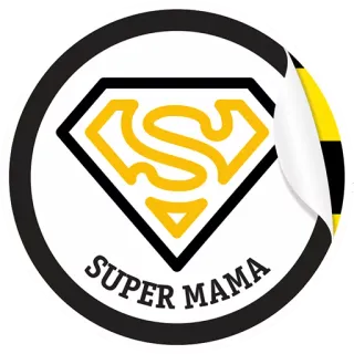 💪 f57a73d0 SUPER MAMA 超级英雄, 妈妈, 妈妈, 超级妈妈, 超级妈妈, 贴纸, 徽章 telegram sticker