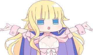 👐 490e0dc3 anime, kawaii, cute, manga, character, cartoon, girl telegram sticker