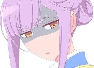 😑 e6770fa7 anime, kartun, gadis, ekspresi, jijik, cemberut telegram sticker