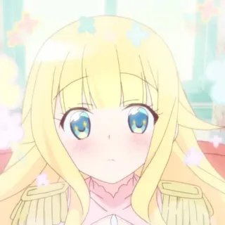 ☁️ 06d8e03e アニメ, 女の子, 金髪, 可愛い, 漫画 telegram sticker