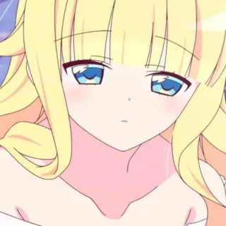 ☁️ a0a5f607 アニメガール, 金髪, かわいい, 可愛い, マンガ, キャラクター telegram sticker