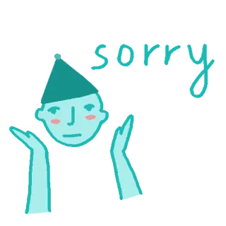 🌊 1da23733 人物, 卡通, 问题, 困惑, 派对帽, 耸肩 telegram sticker