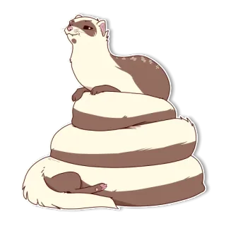 Ferret Pack telegram stickers