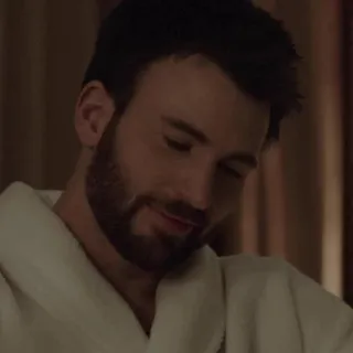 🦇 80a4e385 mężczyzna, szlafrok, broda, portret, osoba, wewnątrz, dorosły telegram sticker