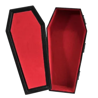 📦 24c0ef3d Cercueil, Mort, Ouvert, Rouge, Funérailles, Récipient whatsapp sticker