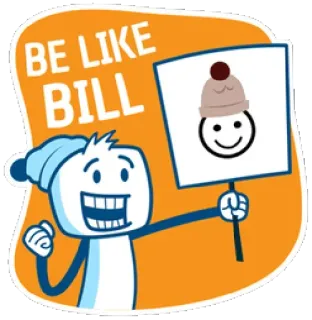 🧐 122e0d83 Bill BE LIKE BILL เป็นเหมือนบิล, มีม, ตัวละคร, การ์ตูน, อารมณ์ขัน telegram sticker