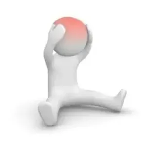 😨 adc54e31 3D, Figur, Stress, Kopfschmerzen, Person telegram sticker