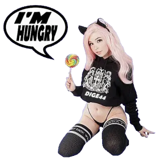 BELLE DELPHINE🇬🇧@STIKERFORALL telegram stickers