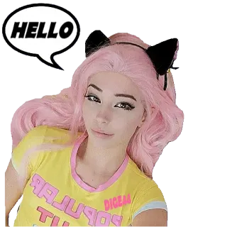 BELLE DELPHINE🇬🇧@STIKERFORALL telegram stickers