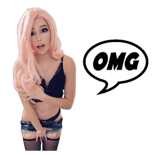 BELLE DELPHINE🇬🇧@STIKERFORALL telegram stickers