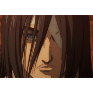 😠 0df58f27 Eren Yeager Attack on Titan 动漫, 艾伦·耶格尔, 进击的巨人, 角色, 严肃 telegram sticker