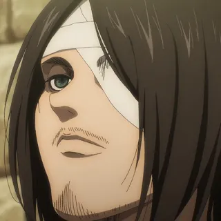 Shingeki no Kyojin by @Trickees telegram stickers