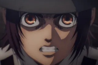 😠 ec084da5 Attack on Titan 动漫, 进击的巨人, 漫画, 战争, 暴力, 严肃, 战斗 telegram sticker