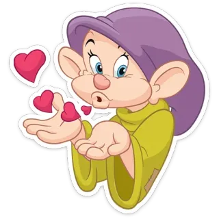 Белоснежка и гномы (@TgSticker) telegram stickers