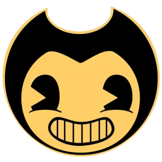 😁 37cc577f Bendy Bendy and the Ink Machine kreskówka, horror, uśmiechnięty, diabeł, demon telegram sticker