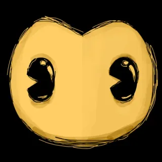 👀 78704edd kreskówka, oczy, twarz, animacja, postać telegram sticker