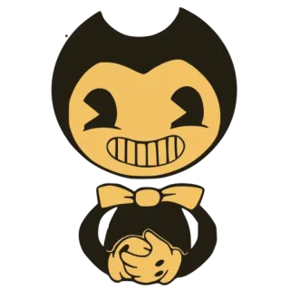 🙂 e0eaef2e Bendy Bendy and the Ink Machine kreskówka, gra wideo, diabeł, postać telegram sticker