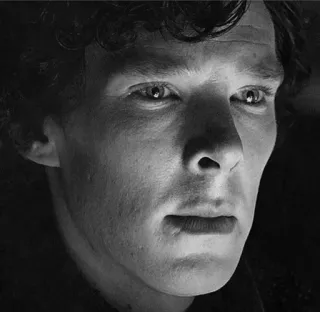 😐 1ff2aa60 Sherlock Holmes Sherlock Sherlock, Benedict Cumberbatch, detektif, investigasi, BBC, serial TV, potret telegram sticker