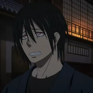 🎨 73103c0e Anime, Postać, Smutny telegram sticker