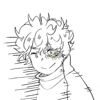 🧼 431c91d0 Аниме, Манга, Персонаж, Рисунок, Иллюстрация, Искусство whatsapp sticker